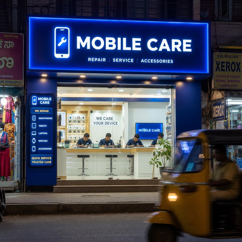 Mobile Care storefront in Palakkad